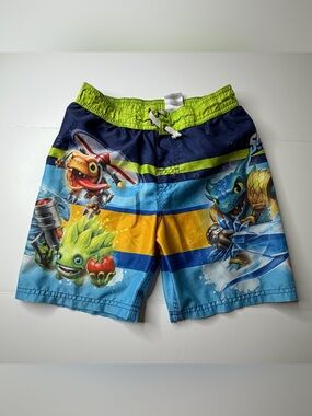 Skylanders Boys Swim Trunks Shorts Sz S 6/7
